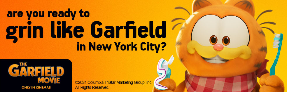 Grin like Garfield in New York City