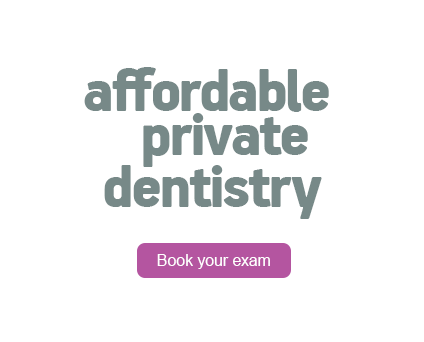 Affordable private treatment - Book your exam